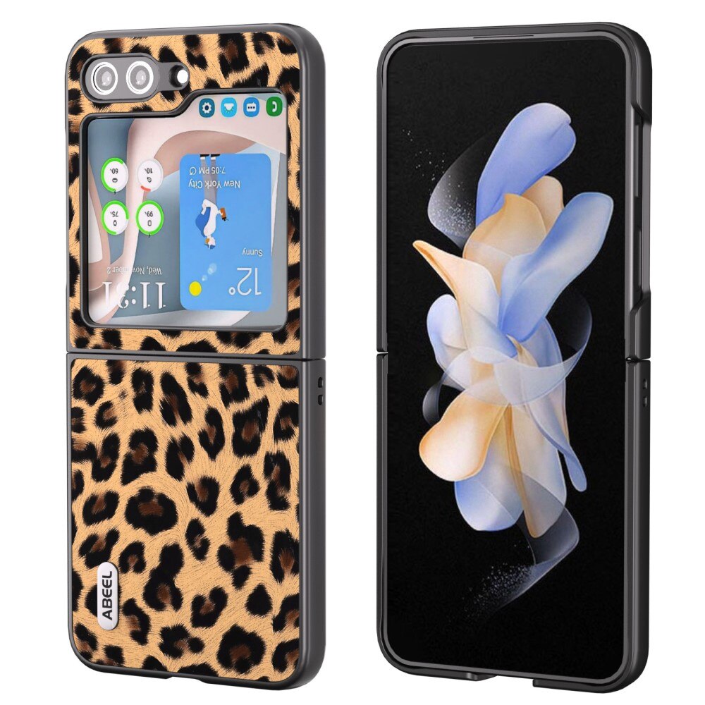 Lædercover Samsung Galaxy Z Flip 5 leopard