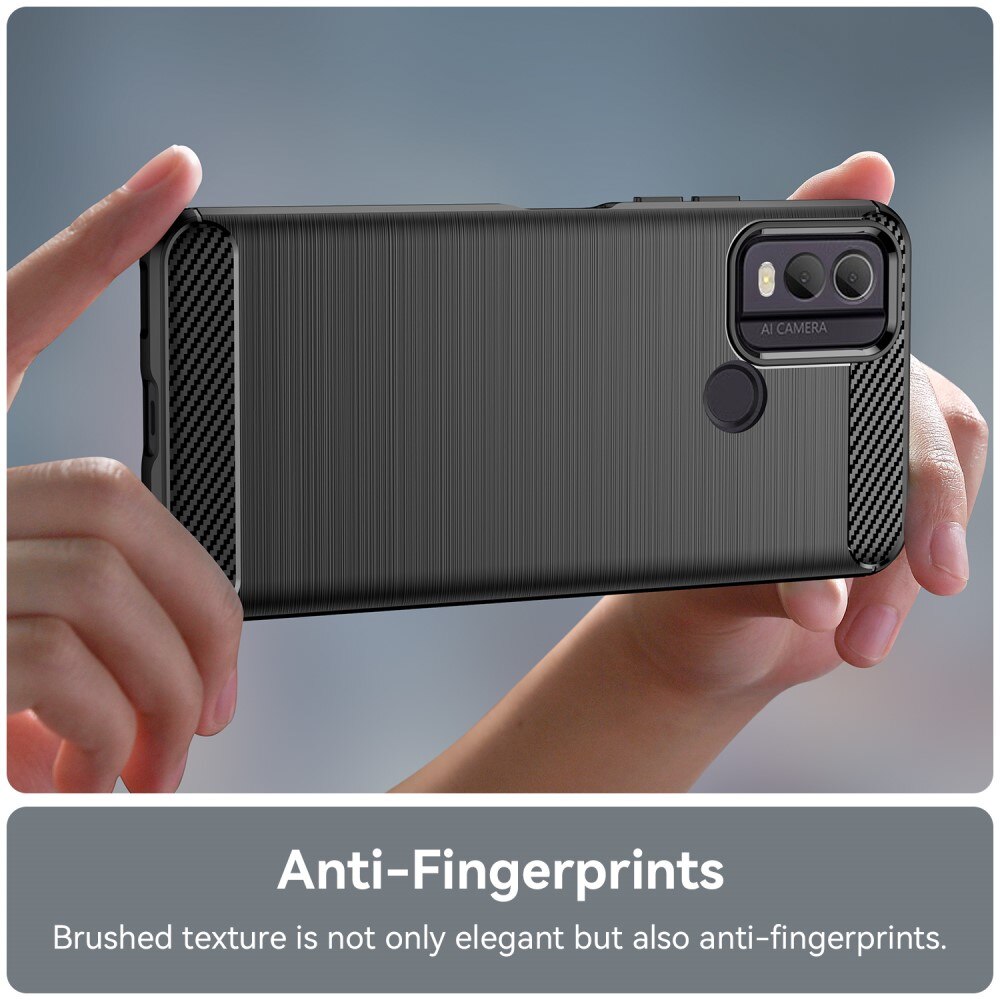  Nokia C22 Cover TPU Brushed Sort