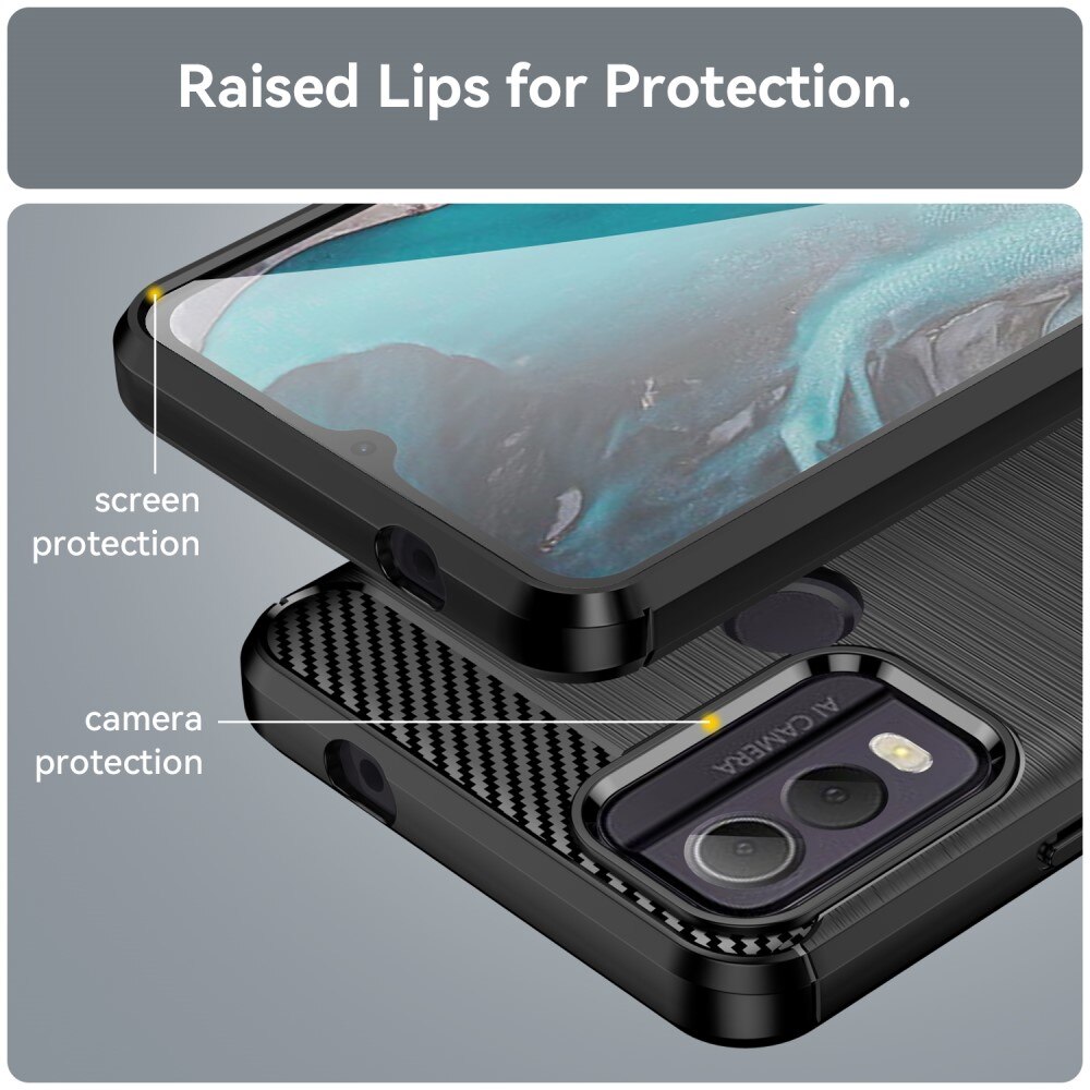  Nokia C22 Cover TPU Brushed Sort