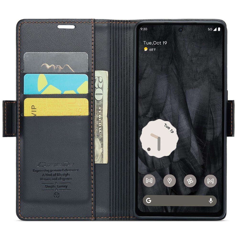 RFID blocking Slim Pung Etui Google Pixel 8 Pro sort