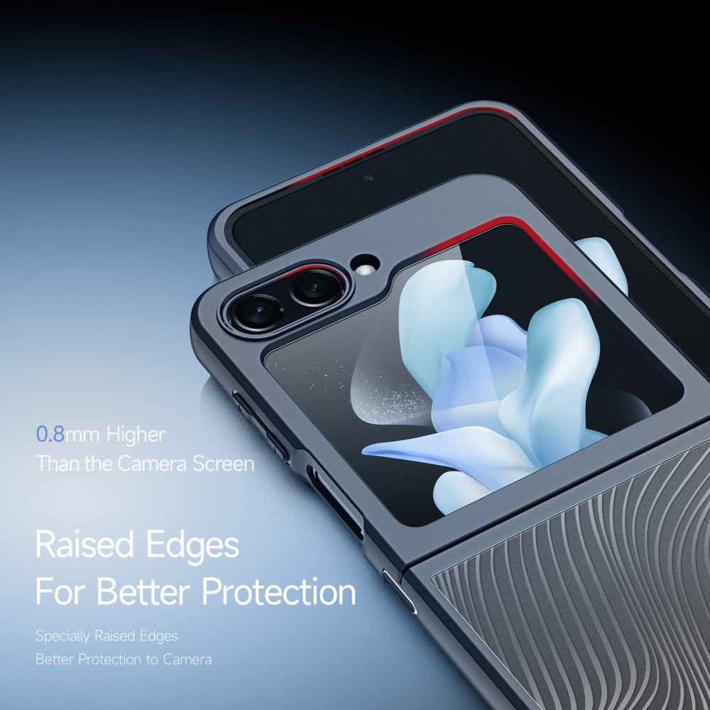 Aimo Series Cover Samsung Galaxy Z Flip 5 gennemsigtig