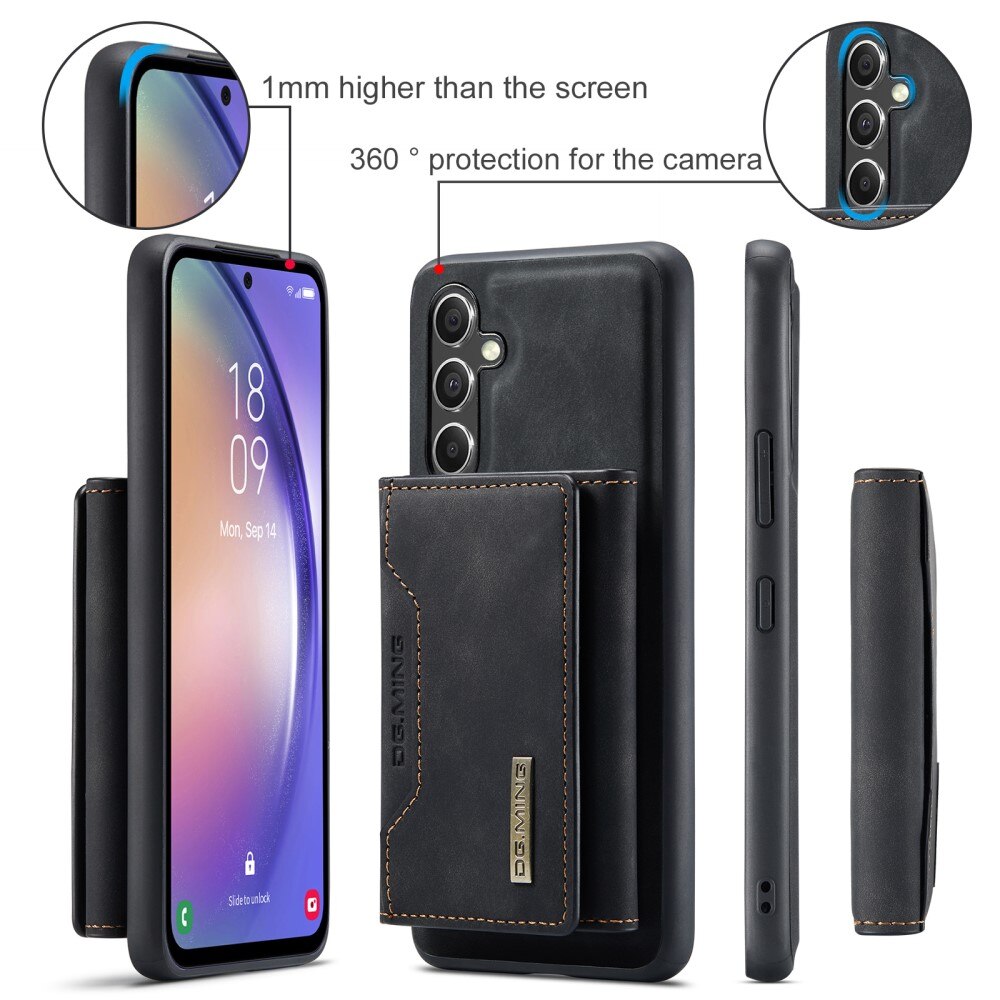 Magnetic Card Slot Case Samsung Galaxy A54 Sort