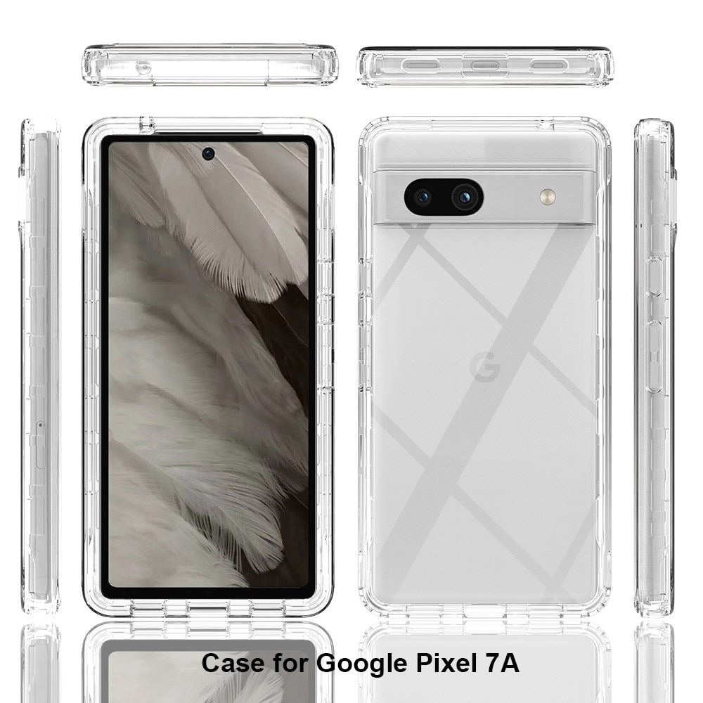 Full Protection Case Google Pixel 7a gennemsigtig