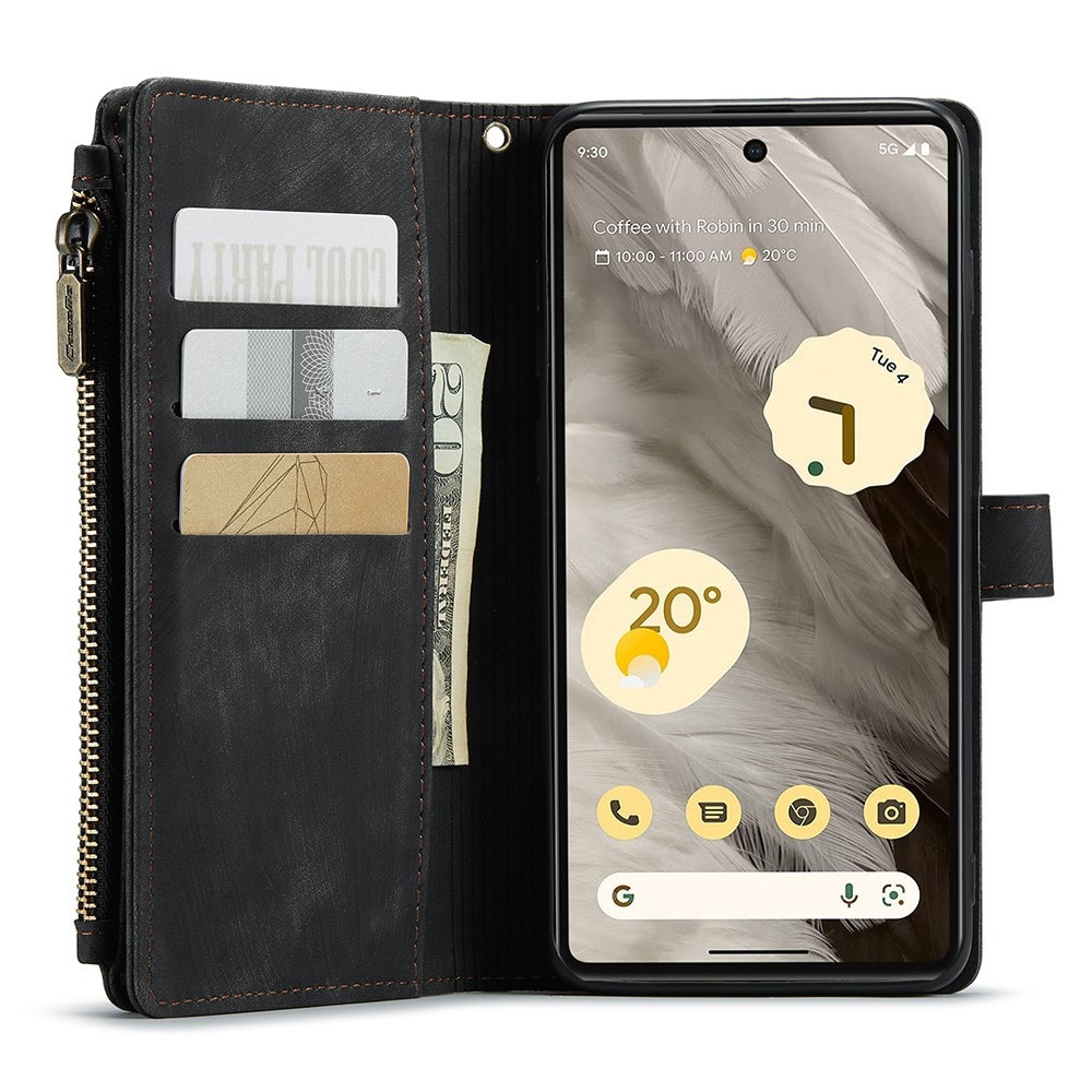 Zipper Wallet Google Pixel 7a sort