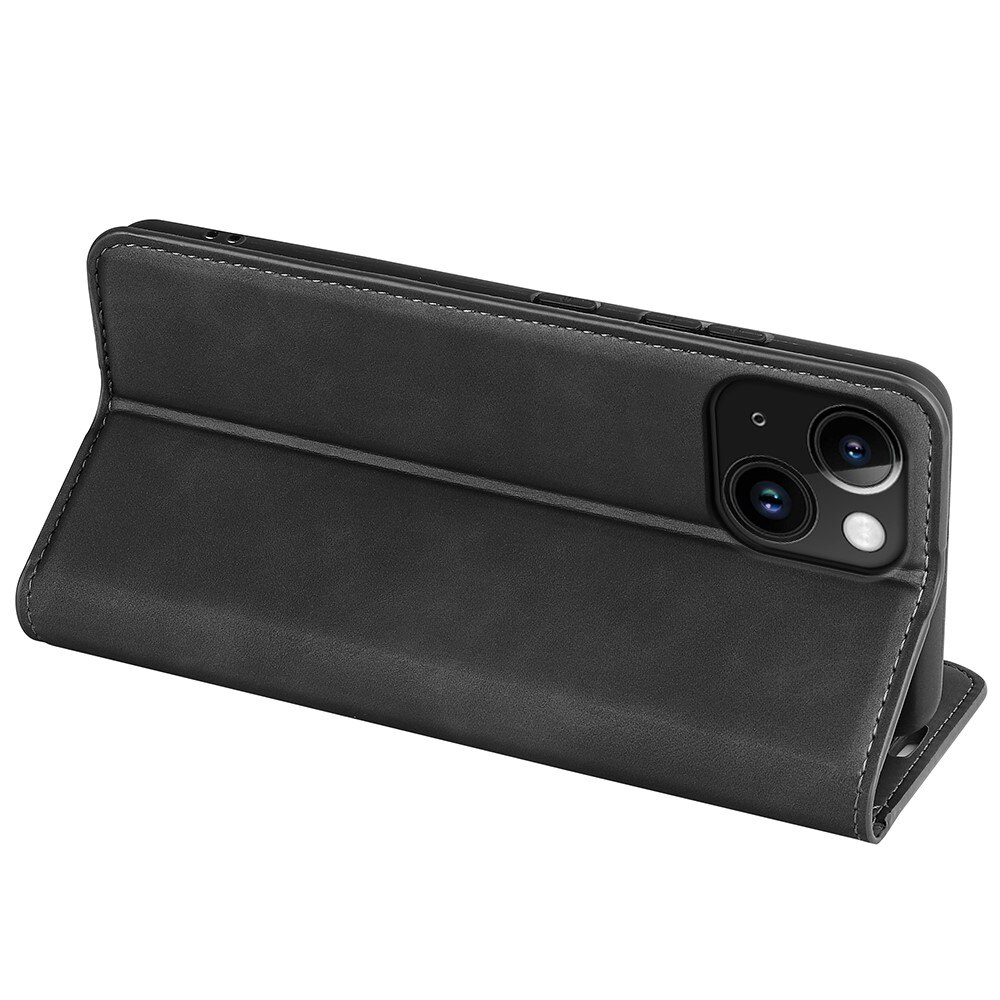 iPhone 15 Plus Slim Mobiltaske sort