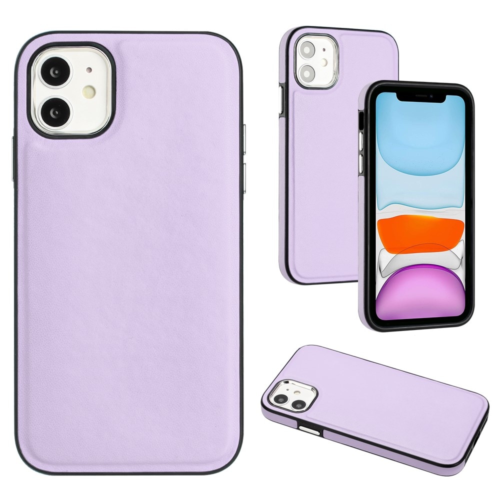 Lædercover iPhone 11 lila