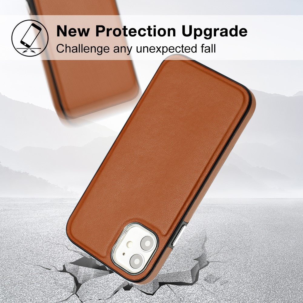 Lædercover iPhone 11 brun