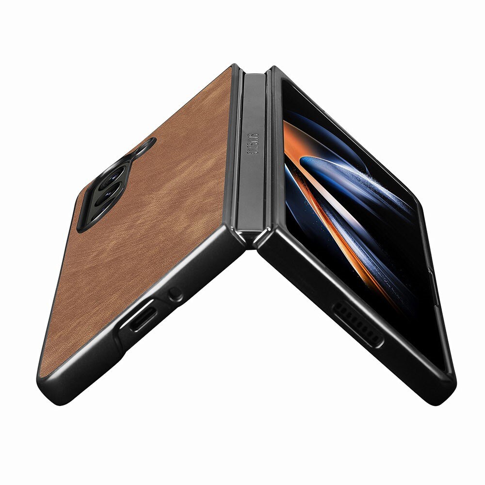 Lædercover Samsung Galaxy Z Fold 5 brun