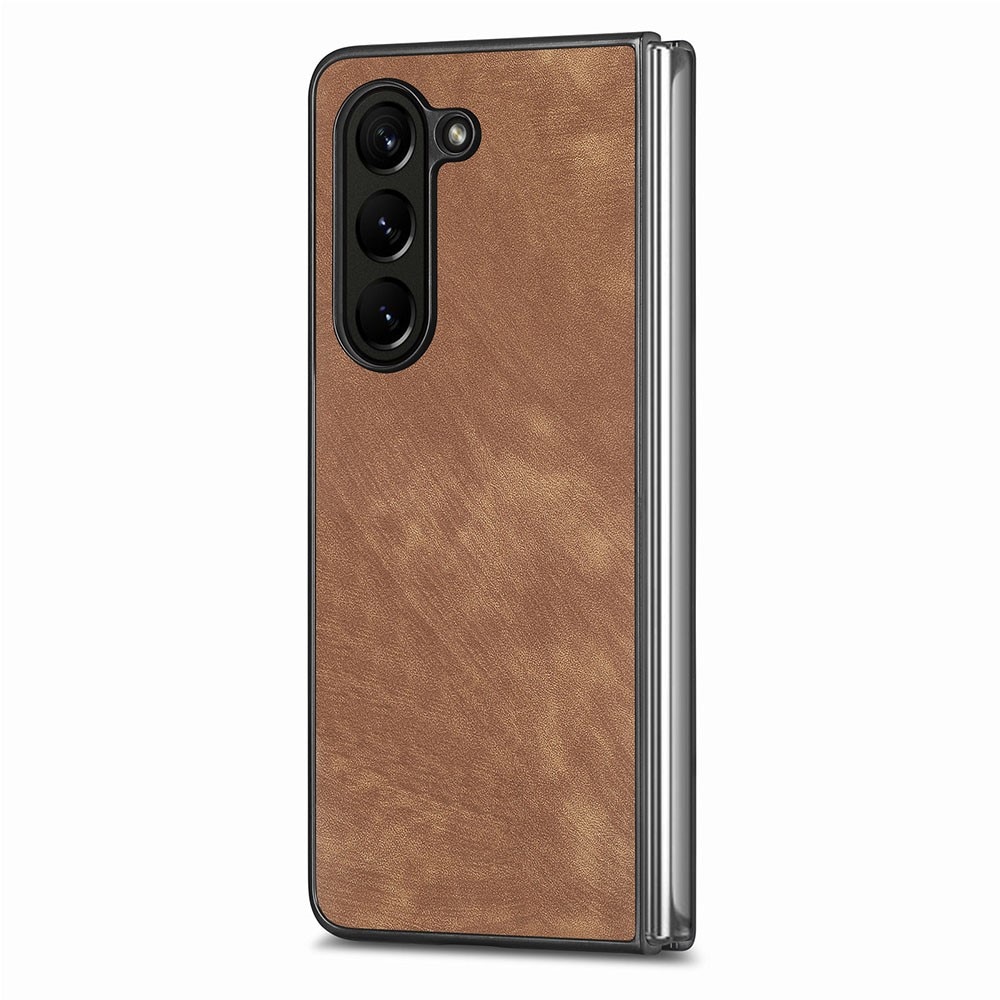 Lædercover Samsung Galaxy Z Fold 5 brun