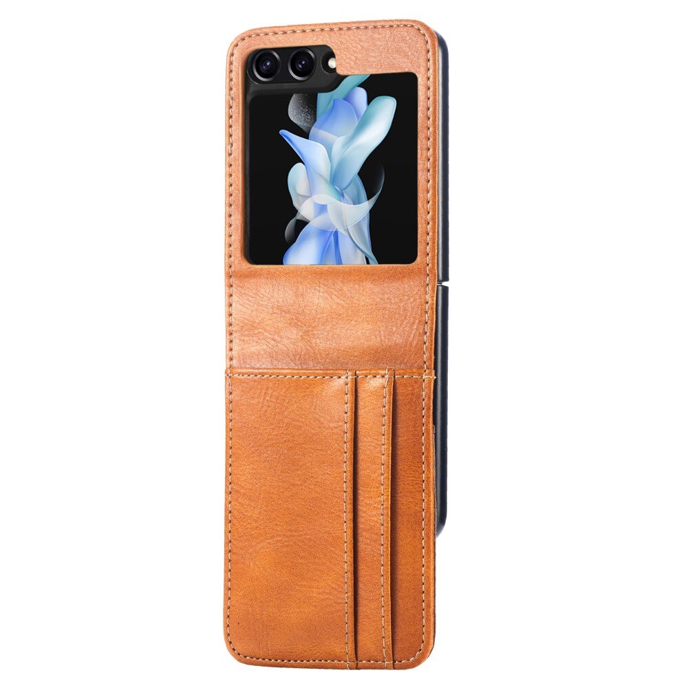 Mobiltaske Samsung Galaxy Z Flip 5 cognac