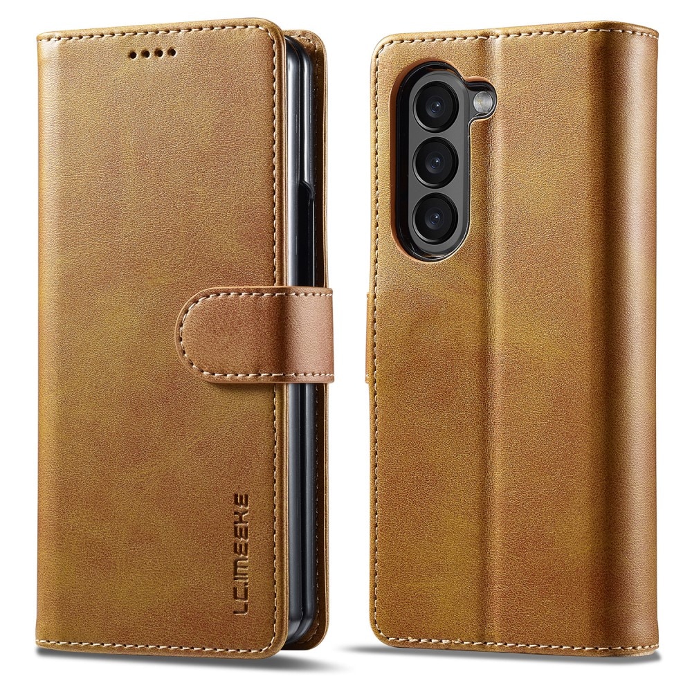 Tegnebogsetui Samsung Galaxy Z Fold 5 cognac