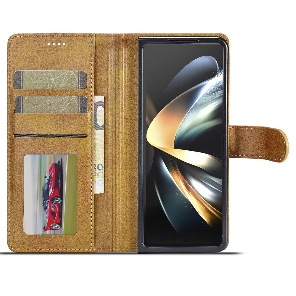 Tegnebogsetui Samsung Galaxy Z Fold 5 cognac