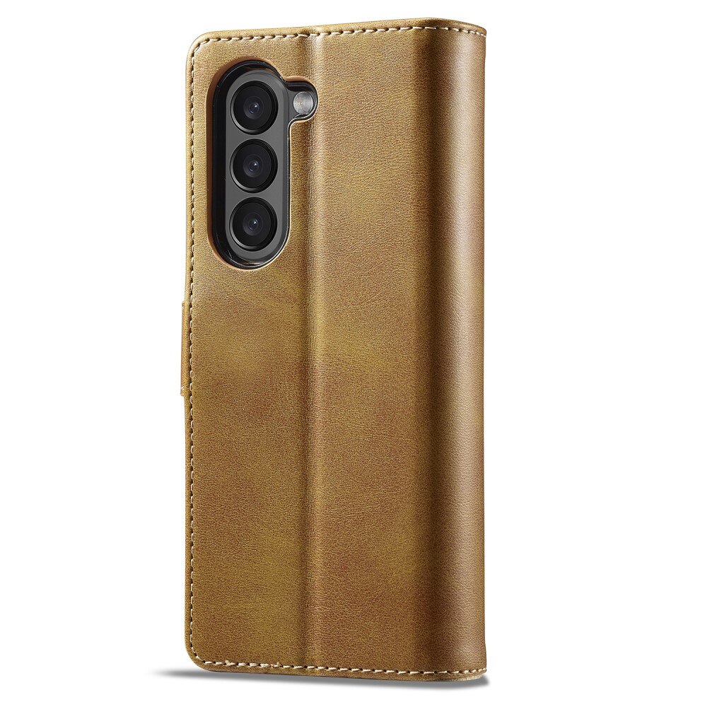 Tegnebogsetui Samsung Galaxy Z Fold 5 cognac