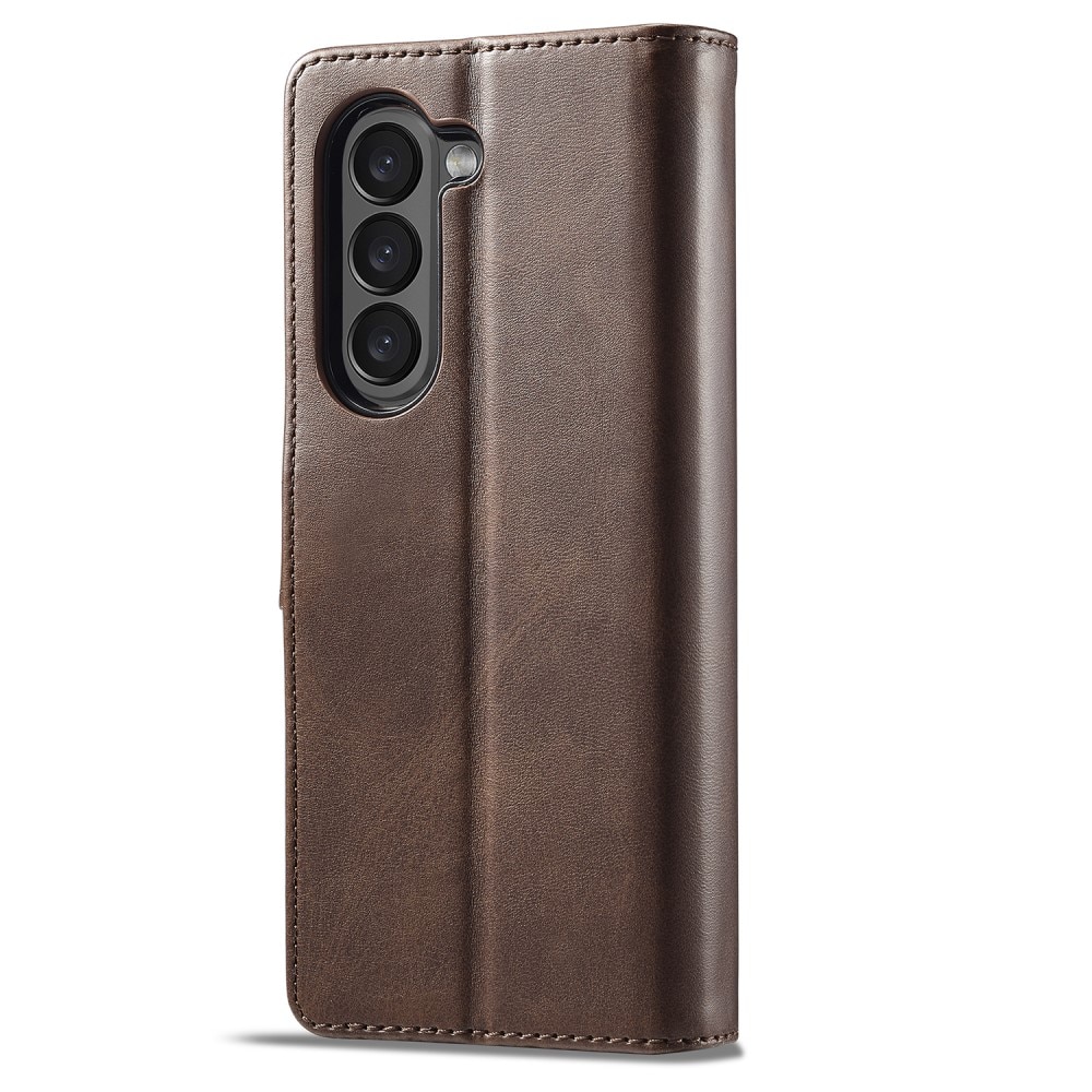 Tegnebogsetui Samsung Galaxy Z Fold 5 brun