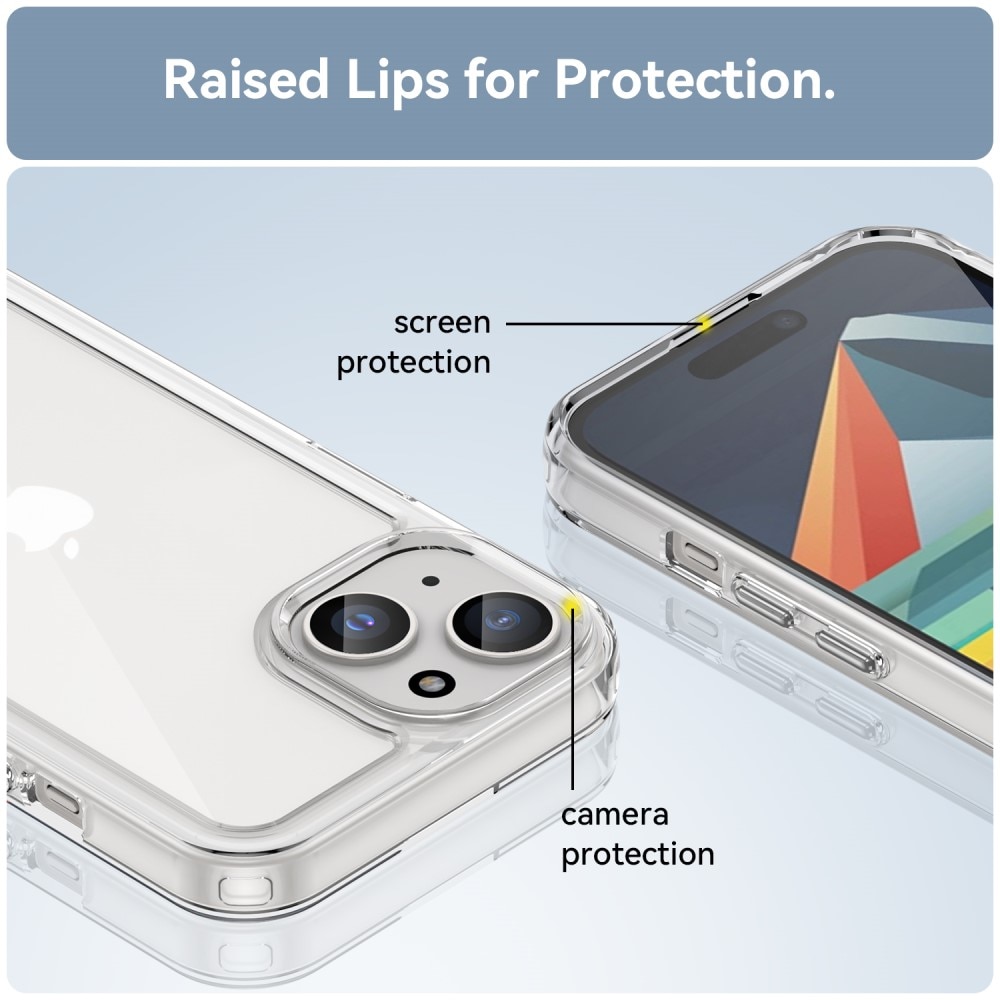 iPhone 15 Beskyttelsessæt Cover og Skærmbeskyttelse