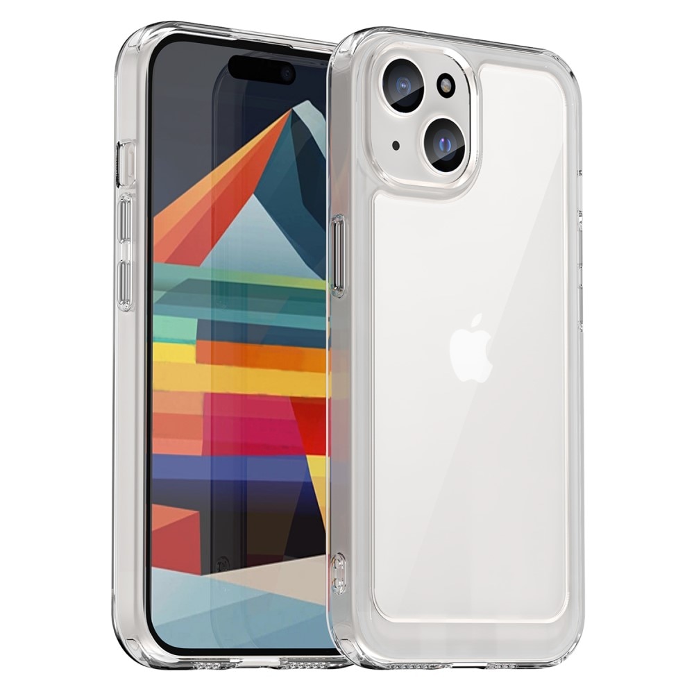 Crystal Hybrid Case iPhone 15 Plus gennemsigtig