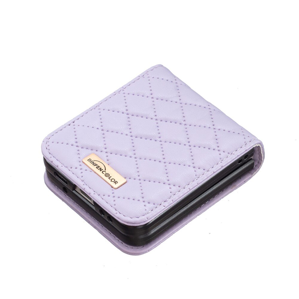 Etui Samsung Galaxy Z Flip 5 Quilted lila