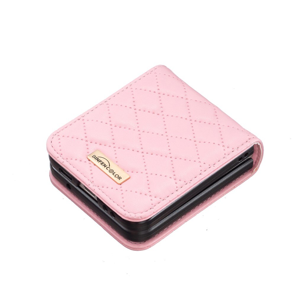 Etui Samsung Galaxy Z Flip 5 Quilted lyserød