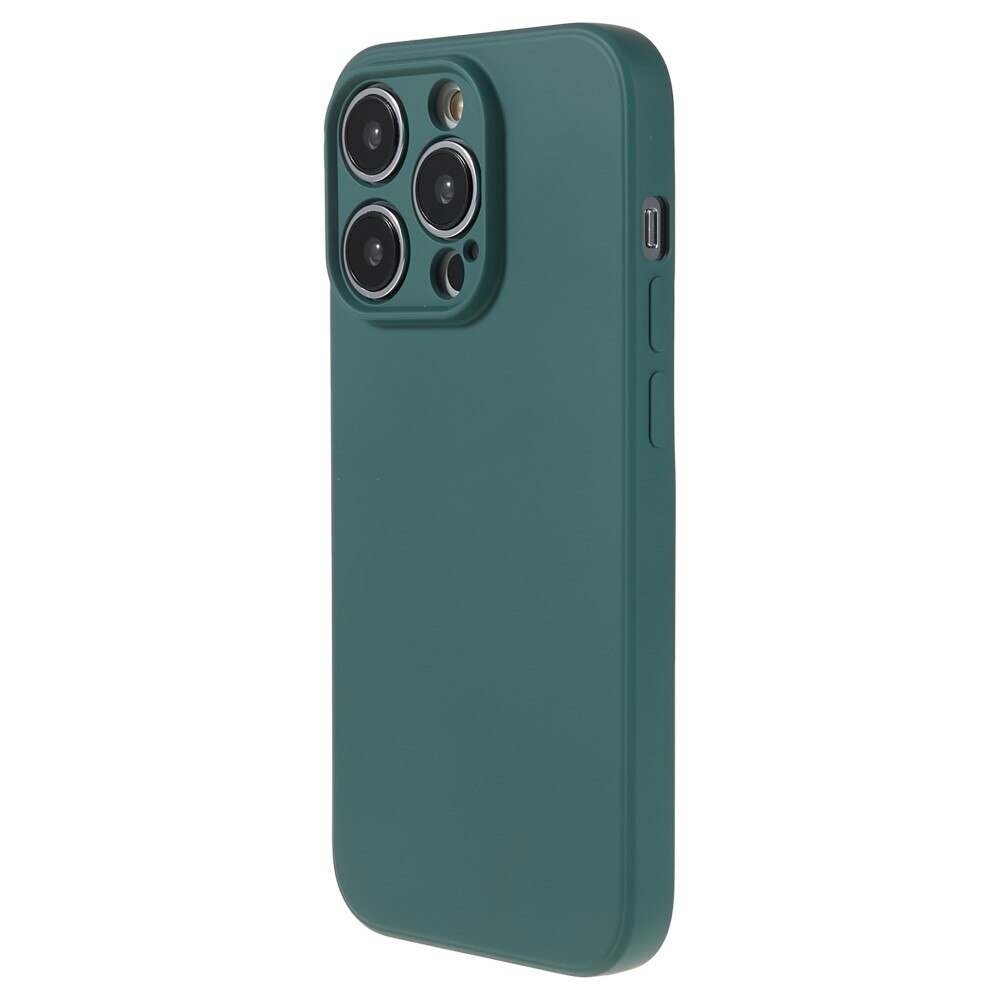 Stødsikker Cover TPU iPhone 15 Pro mørkegrøn