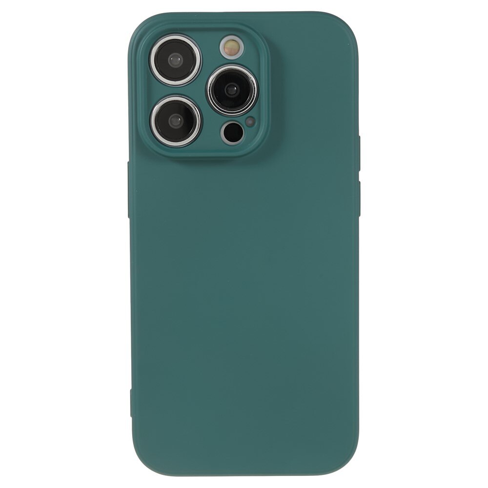 Stødsikker Cover TPU iPhone 15 Pro mørkegrøn