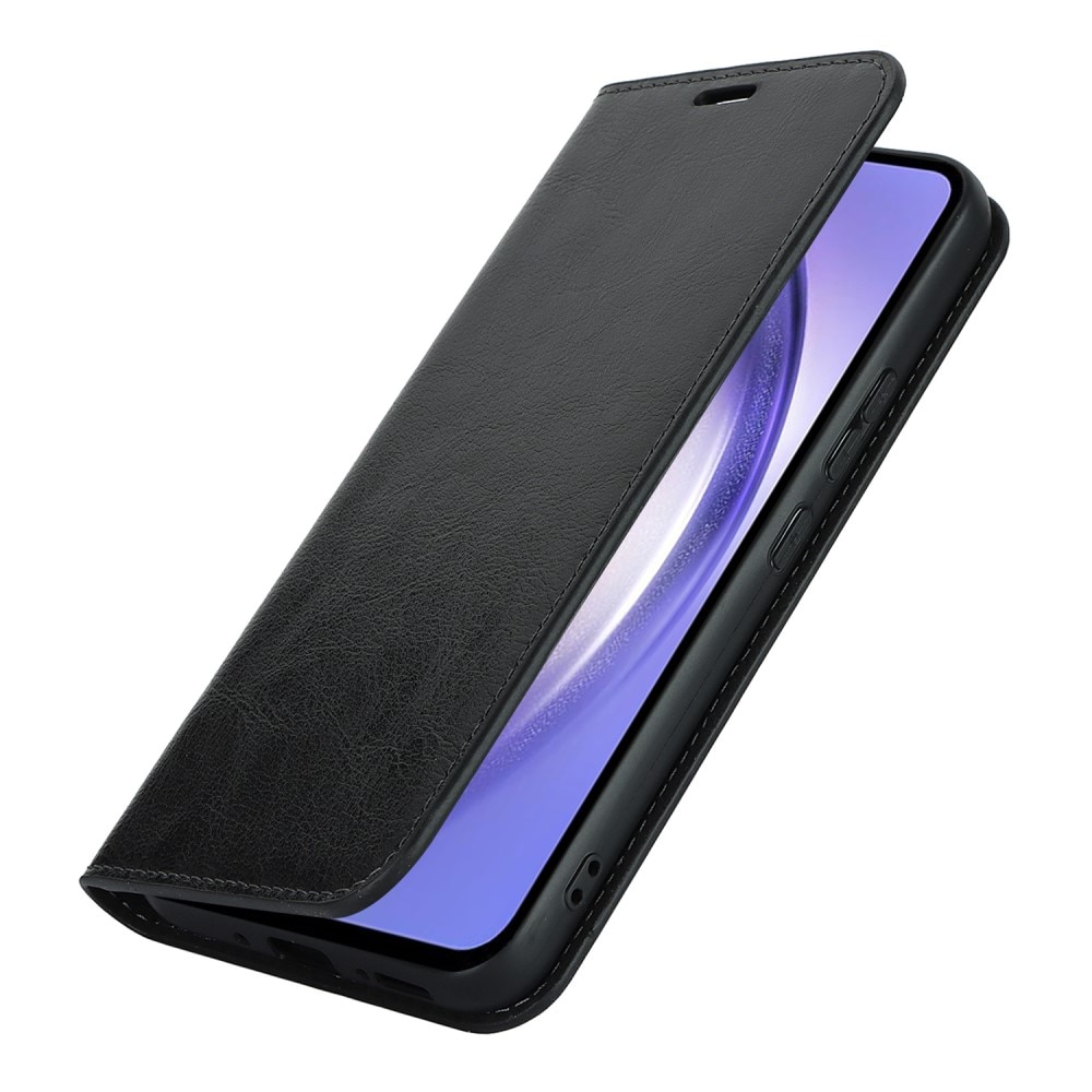 Mobiltaske Ægte Læder Samsung Galaxy A54 sort
