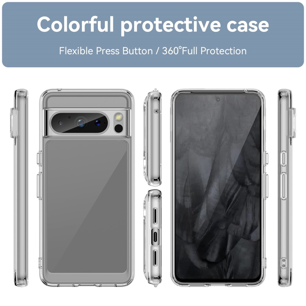 Crystal Hybrid Case Google Pixel 8 Pro gennemsigtig