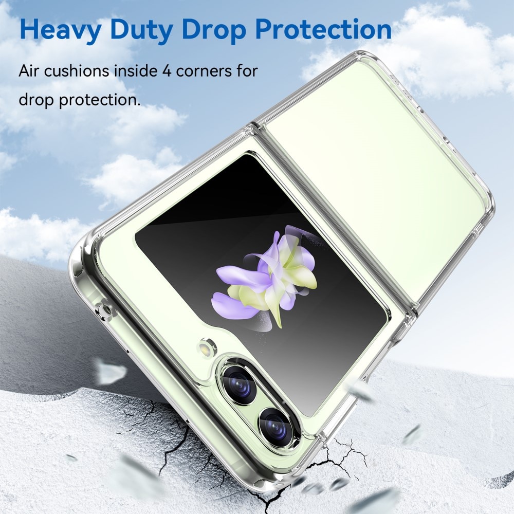 Hybridcover Samsung Galaxy Z Flip 5 Gennemsigtig