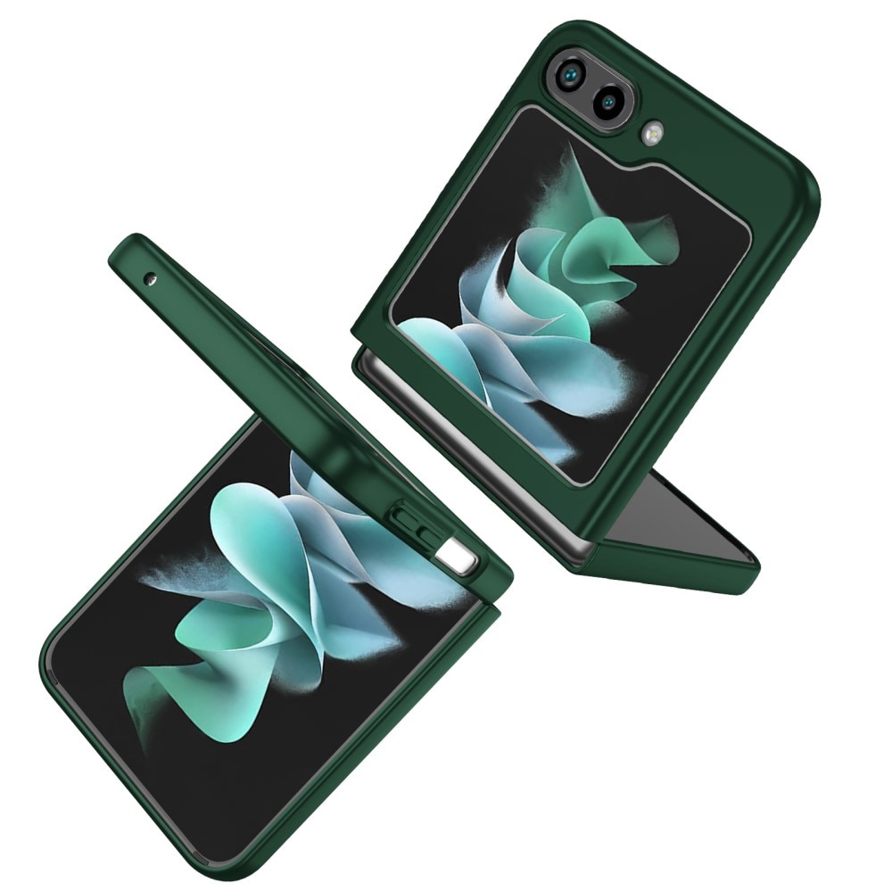 Samsung Galaxy Z Flip 5 Cover magnetisk ringholder grøn