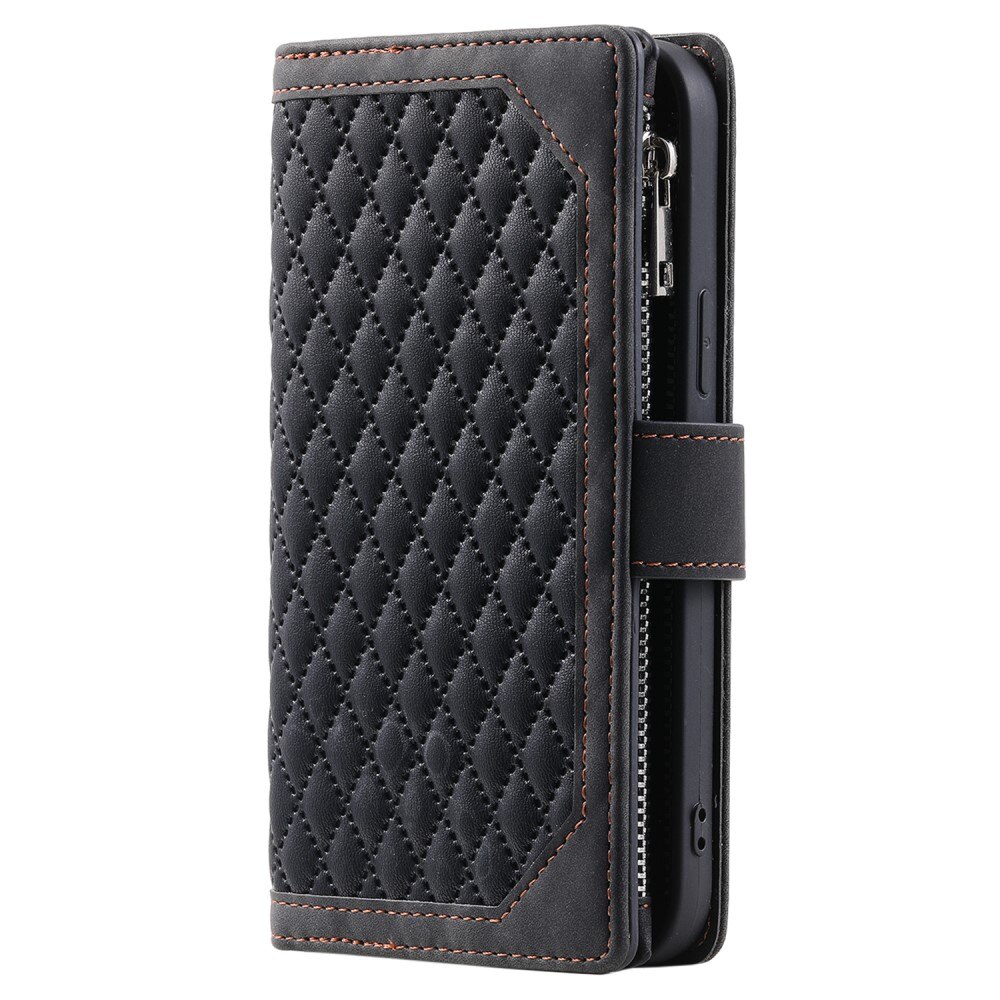 Pung Taske iPhone 15 Quilted Sort