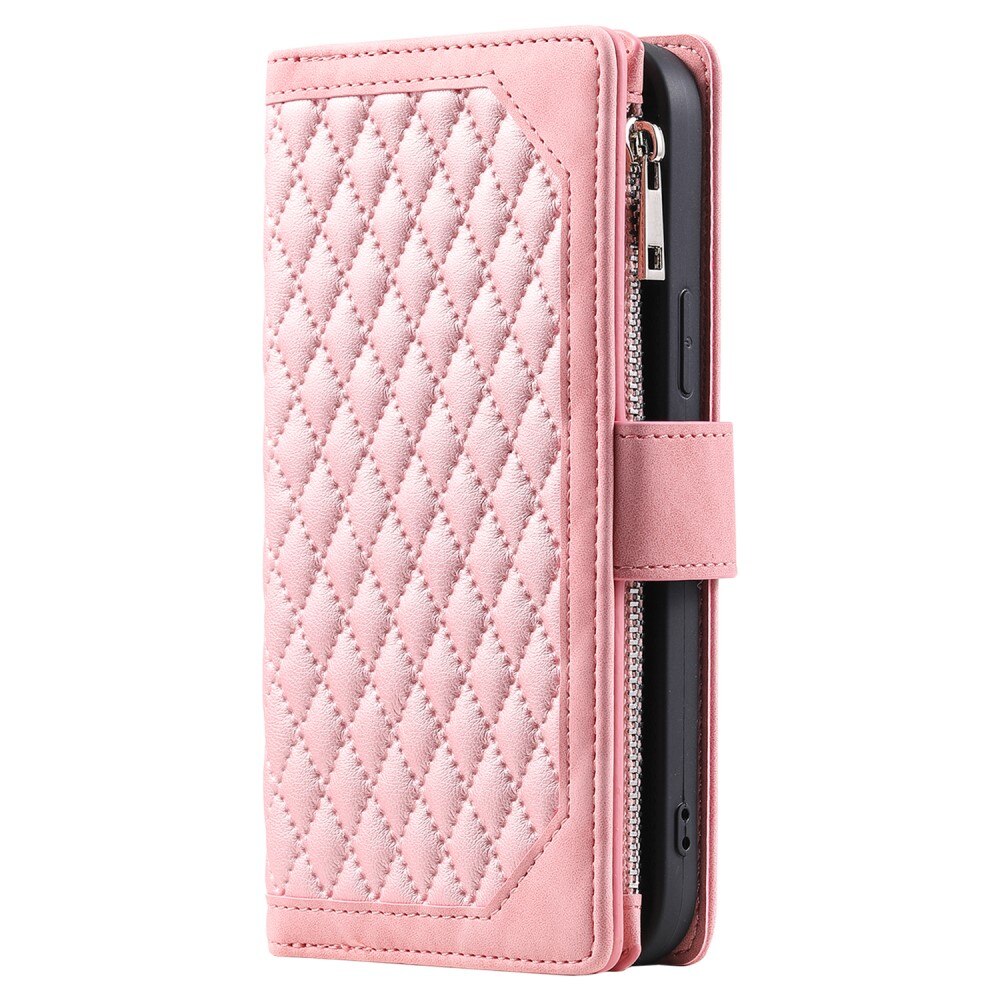 Pung Taske iPhone 15 Plus Quilted Sort