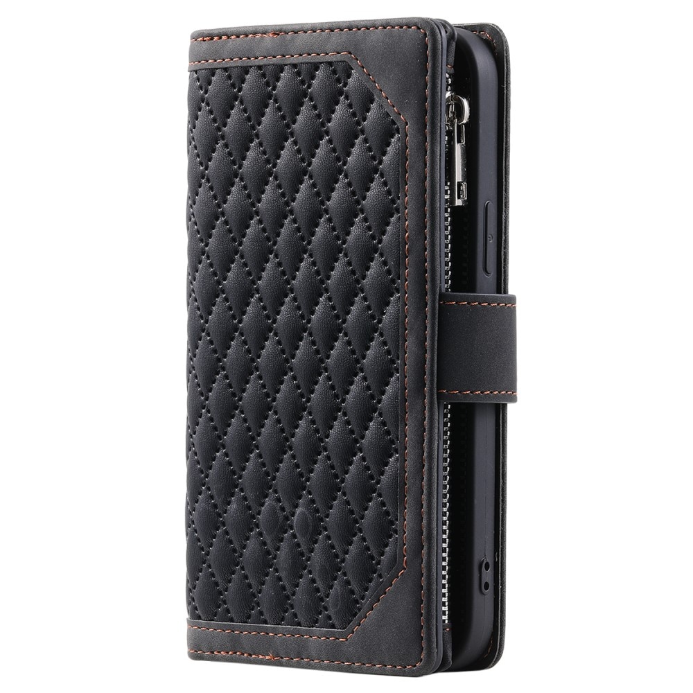 Pung Taske iPhone 15 Pro Max Quilted sort