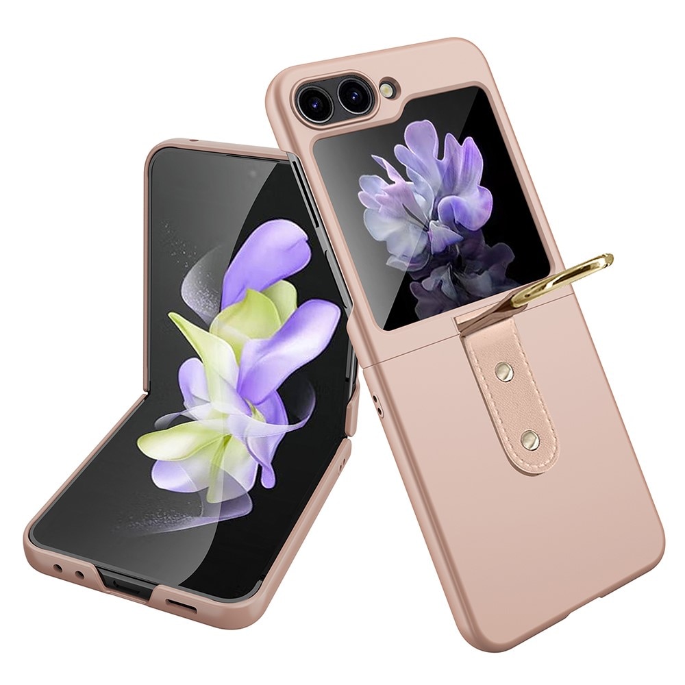 Samsung Galaxy Z Flip 5 Cover ringholder rose guld