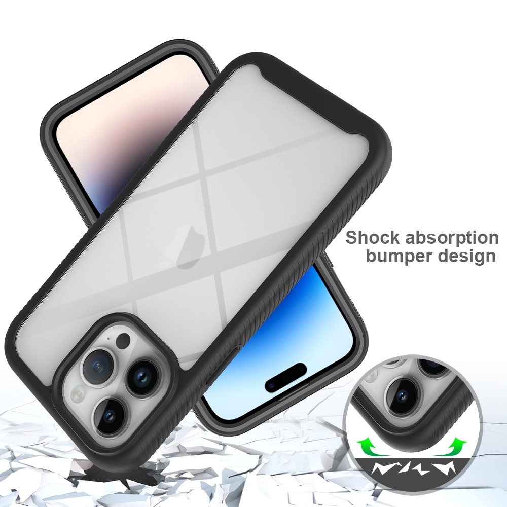 Full Protection Case iPhone 15 Pro sort