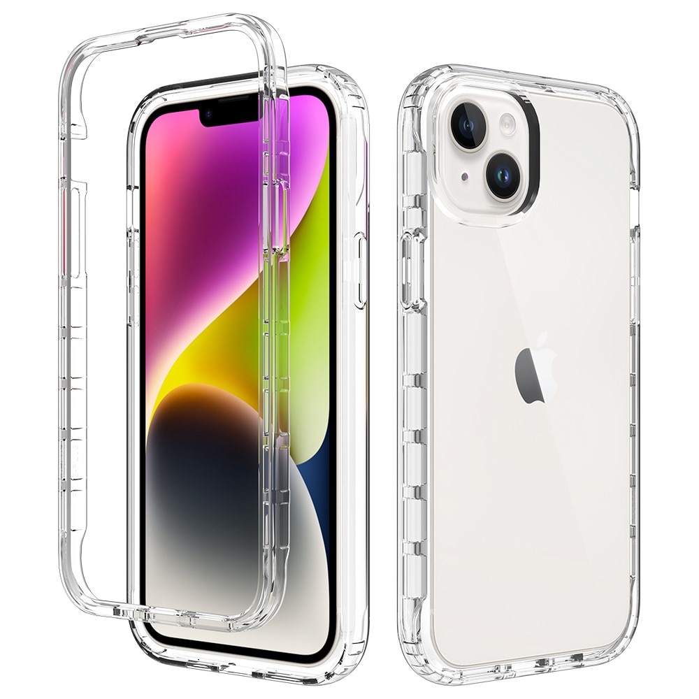Full Cover Case iPhone 15 Plus gennemsigtig