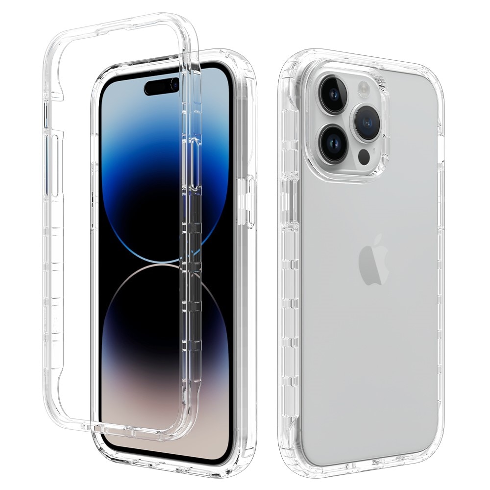 Full Cover Case iPhone 15 Pro Max gennemsigtig