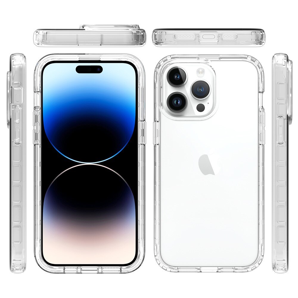 Full Cover Case iPhone 15 Pro Max Gennemsigtig