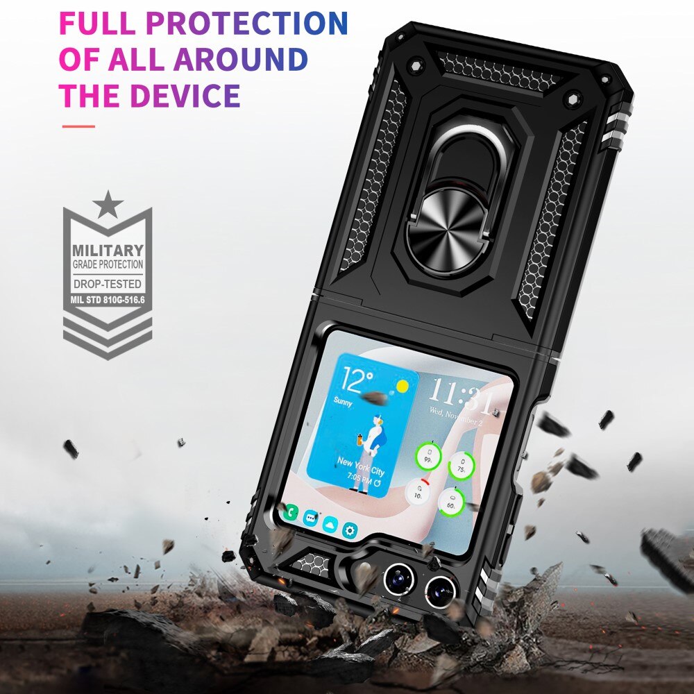 Hybridcover Tech Ring Samsung Galaxy Z Flip 5 sort