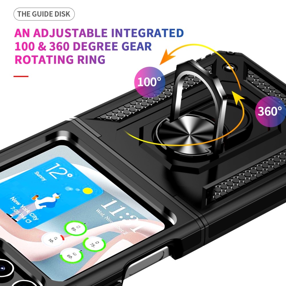 Hybridcover Tech Ring Samsung Galaxy Z Flip 5 sort