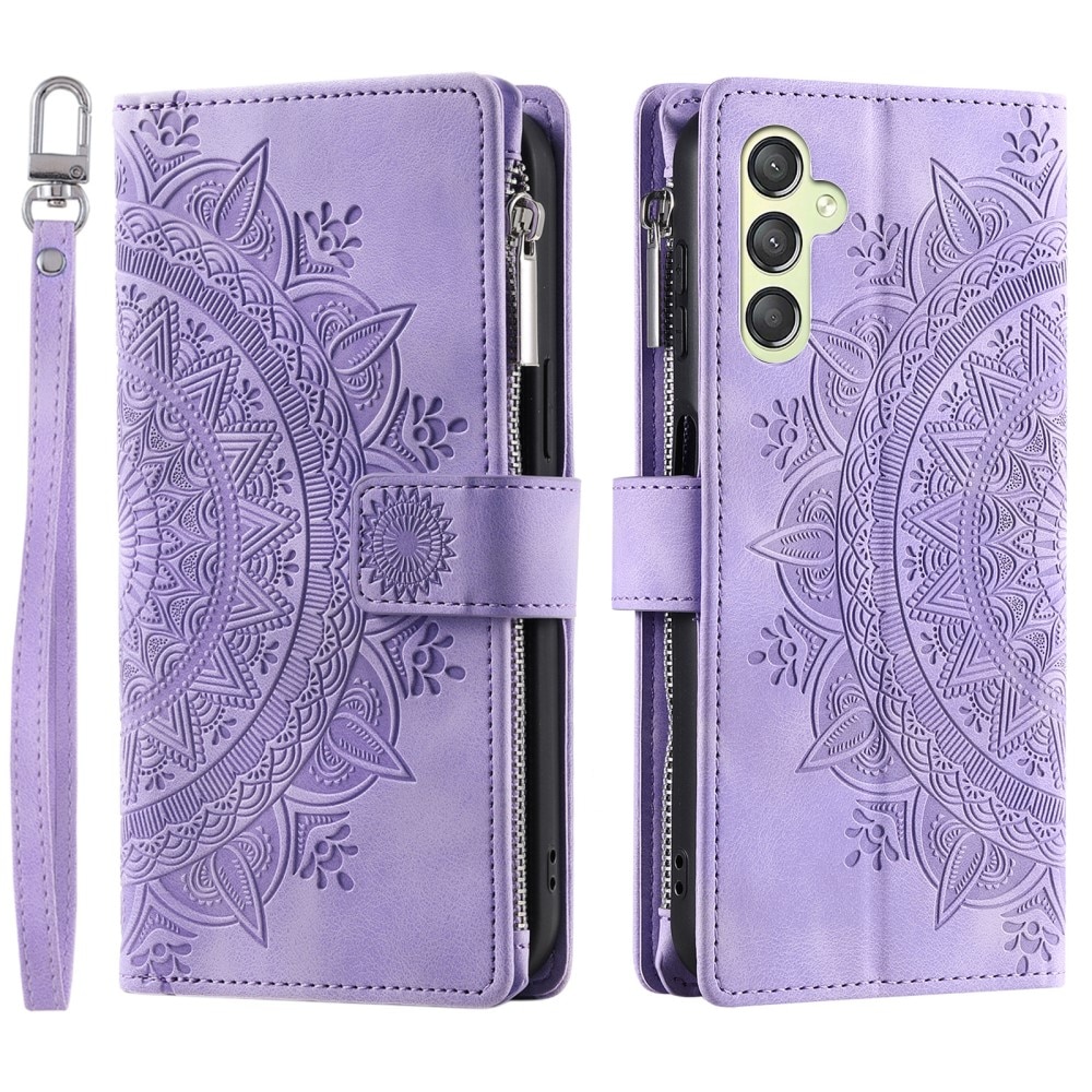 Pung Taske Samsung Galaxy S23 FE Mandala lila