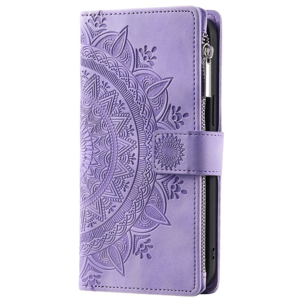 Pung Taske Samsung Galaxy S23 FE Mandala lila