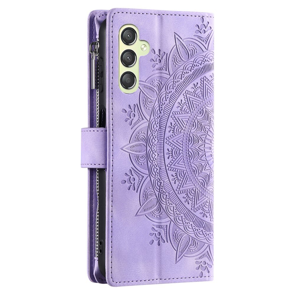 Pung Taske Samsung Galaxy S23 FE Mandala lila