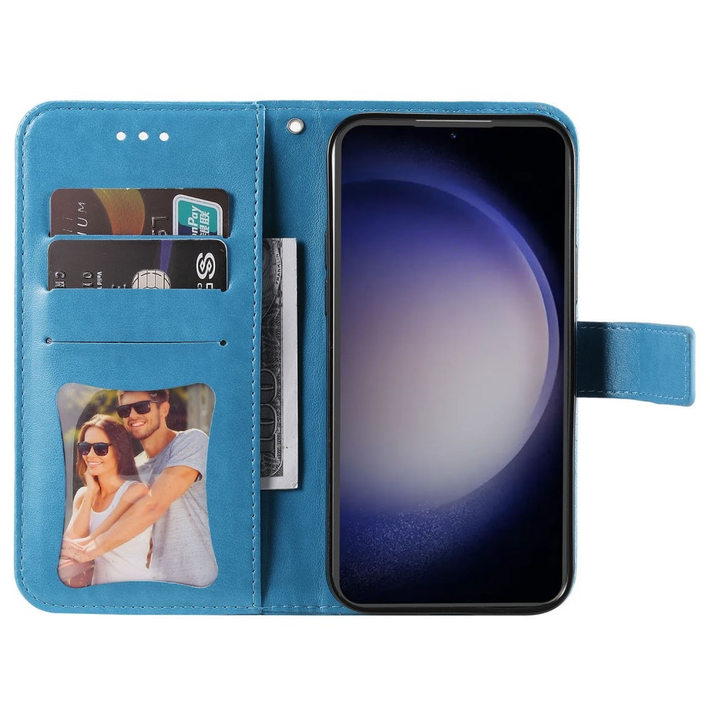Læderetui Mandala Samsung Galaxy S23 FE blå
