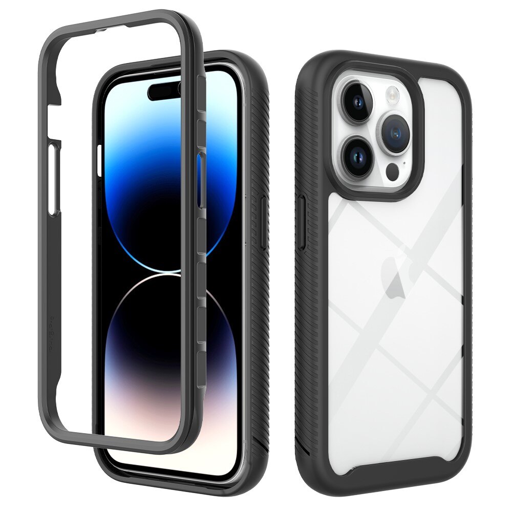 Full Cover Case iPhone 15 Pro Sort