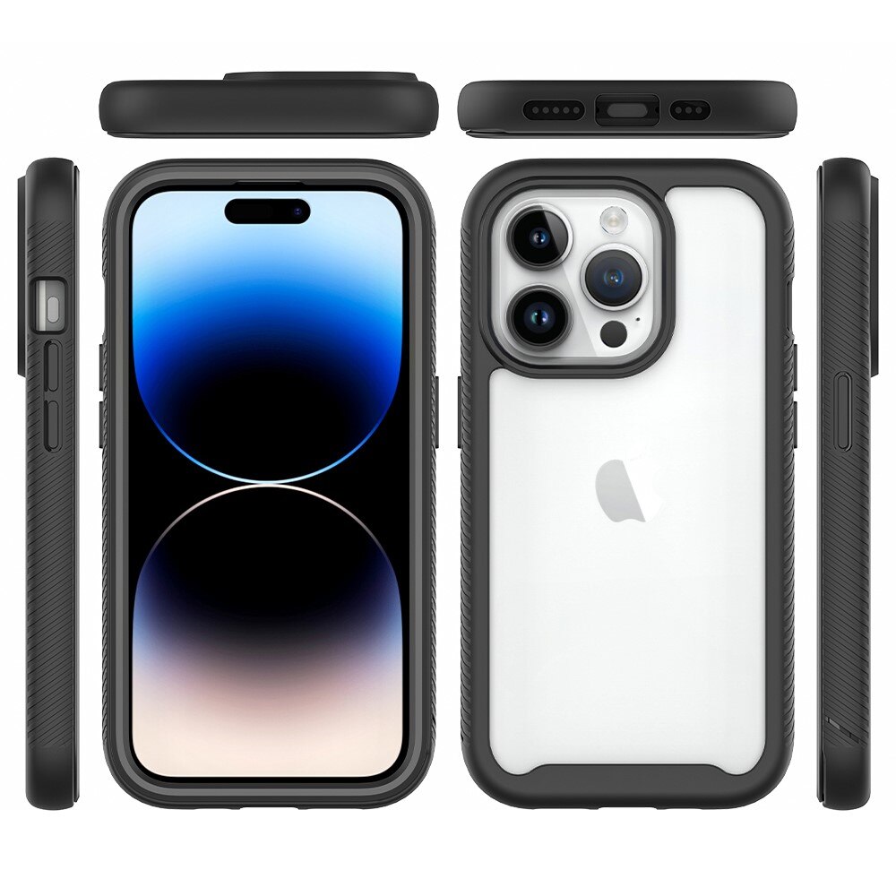 Full Cover Case iPhone 15 Pro Sort
