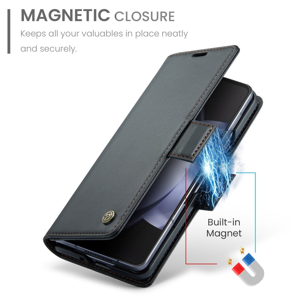 RFID blocking Slim Pung Etui Samsung Galaxy Z Fold 5 sort