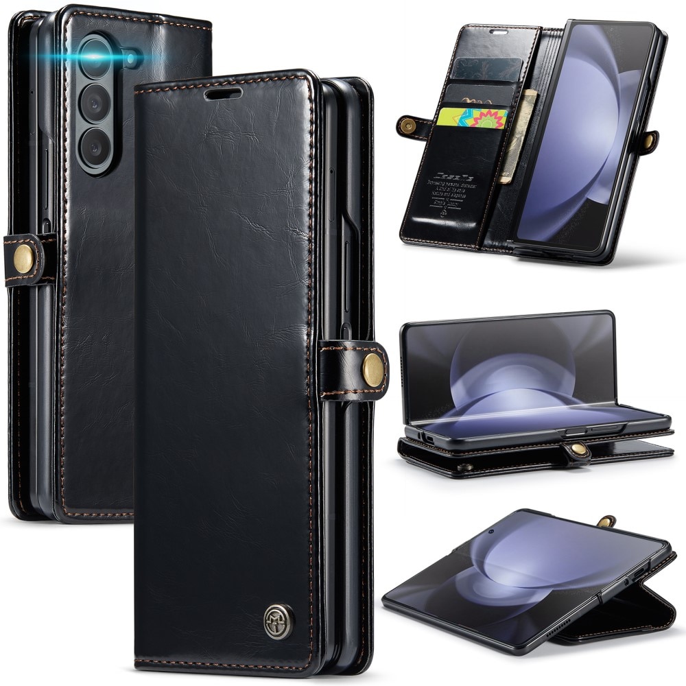 Leather Wallet Samsung Galaxy Z Fold 5 sort