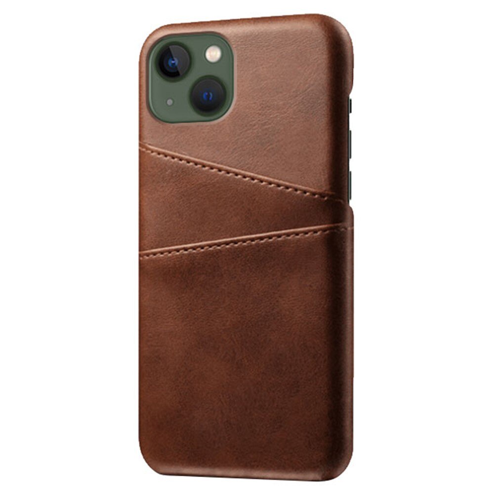 Card Slots Case iPhone 15 Brun