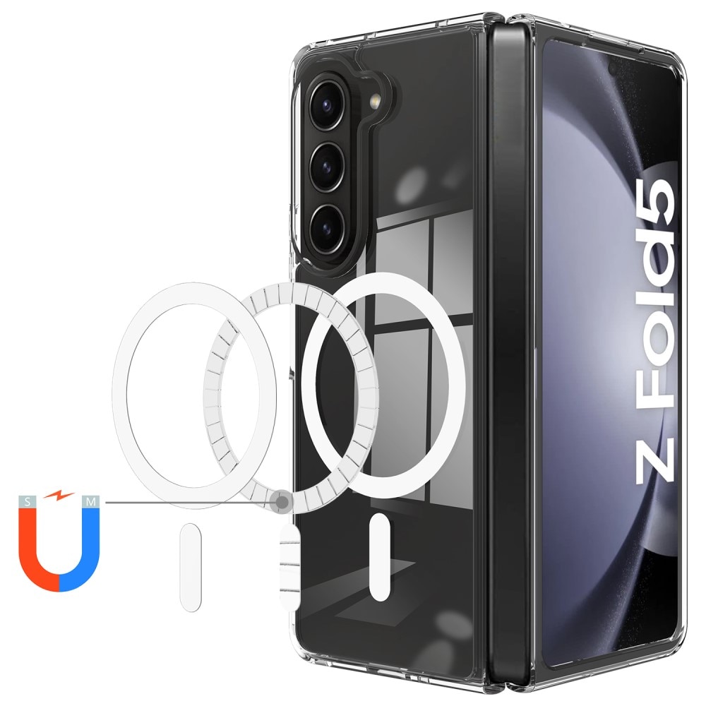 Hybridcover MagSafe Samsung Galaxy Z Fold 5  gennemsigtig