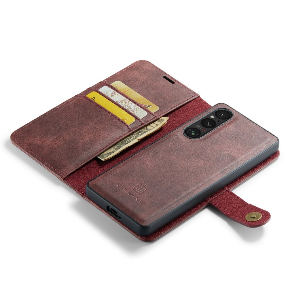Magnet Wallet Sony Xperia 1 V Rød