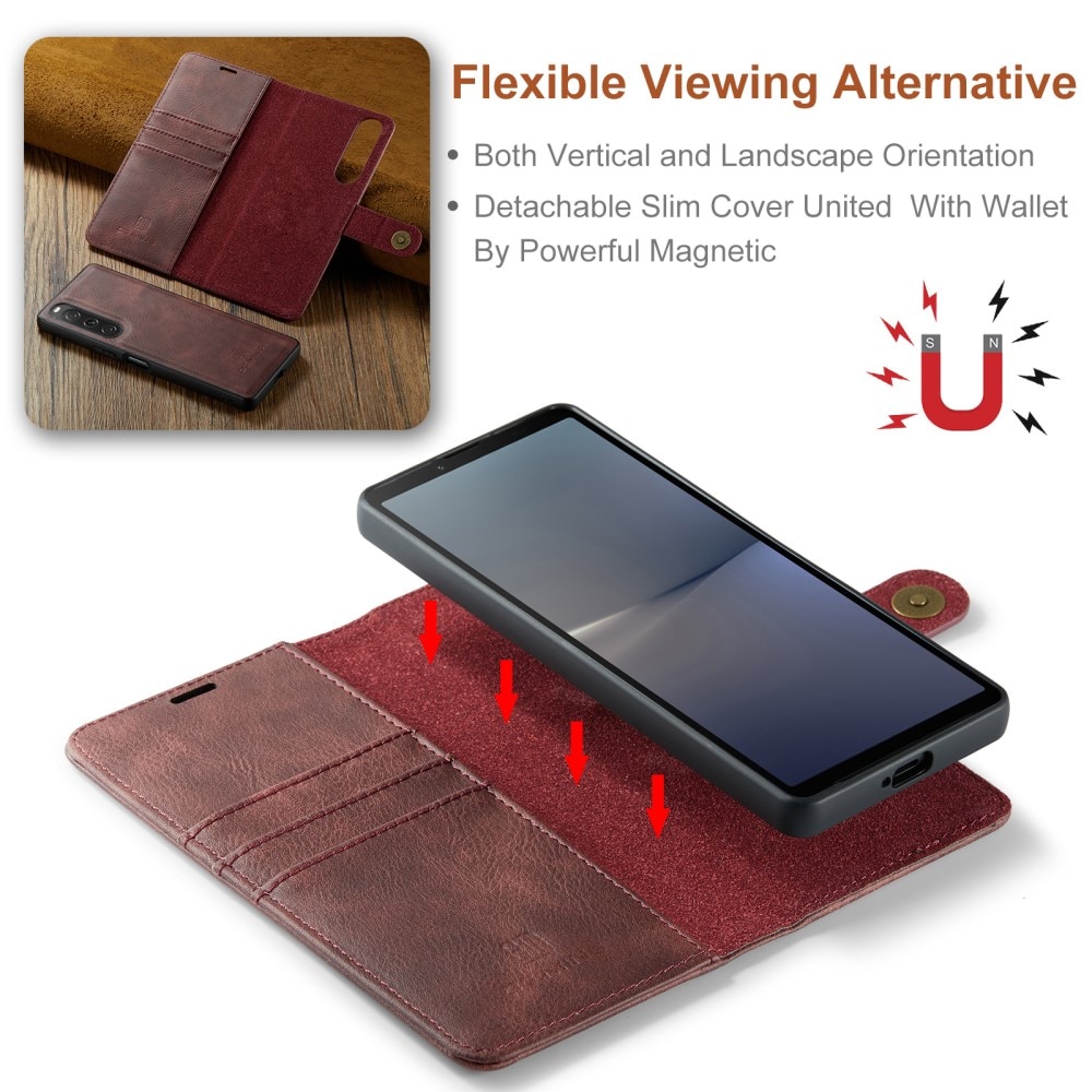 Magnet Wallet Sony Xperia 10 V Red